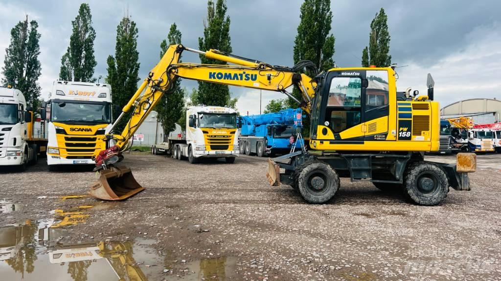 Komatsu PW 158 Pyöräkaivukoneet