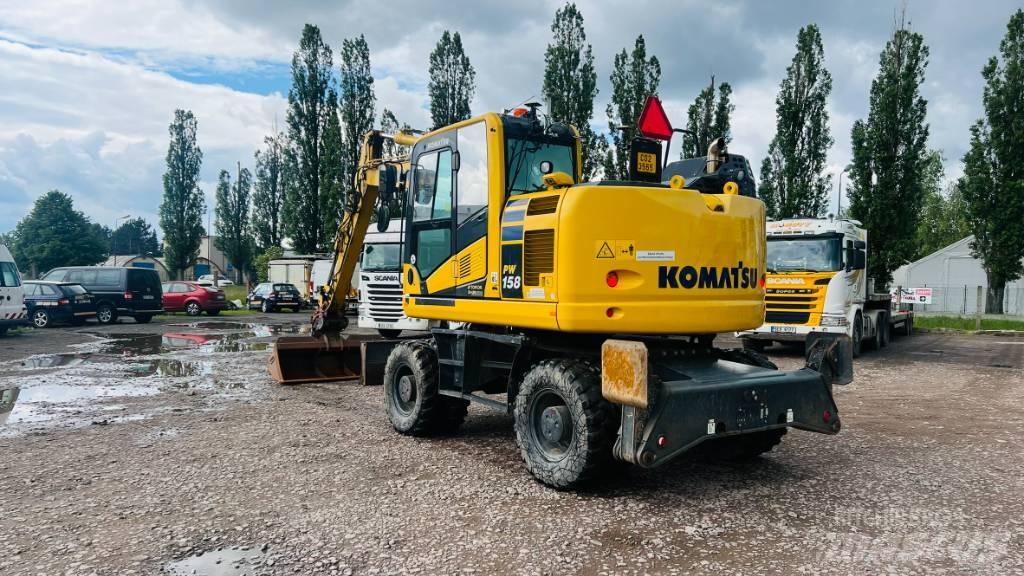 Komatsu PW 158 Pyöräkaivukoneet