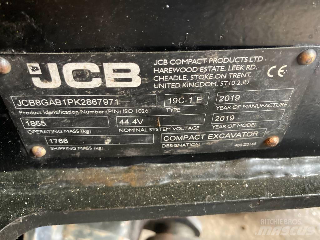 JCB 19C-1ETEC Minikaivukoneet < 7t