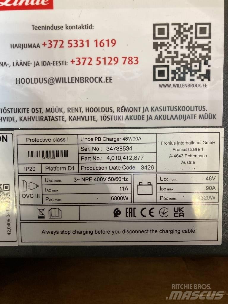 Linde R14HD/1120 Työntömastotrukit