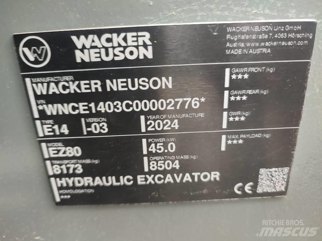 Wacker Neuson EZ 80 Midikaivukoneet 7t - 12t