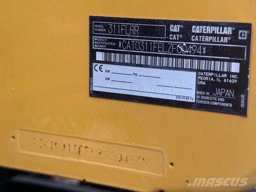 CAT 311 FL RR Telakaivukoneet
