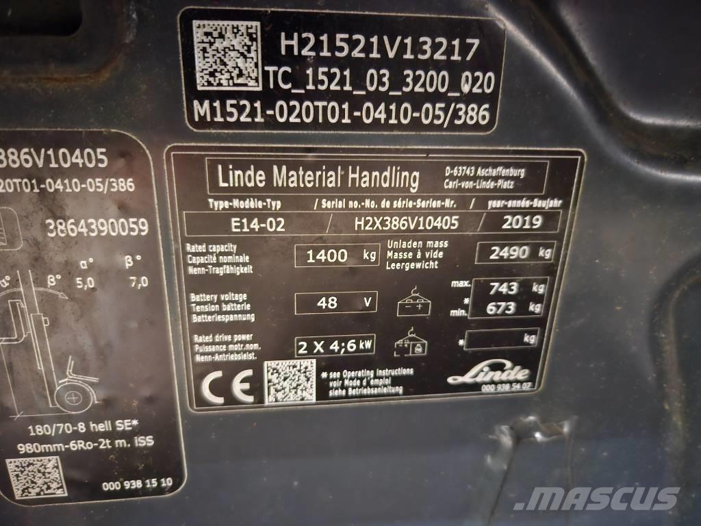 Linde E14 Sähkötrukit