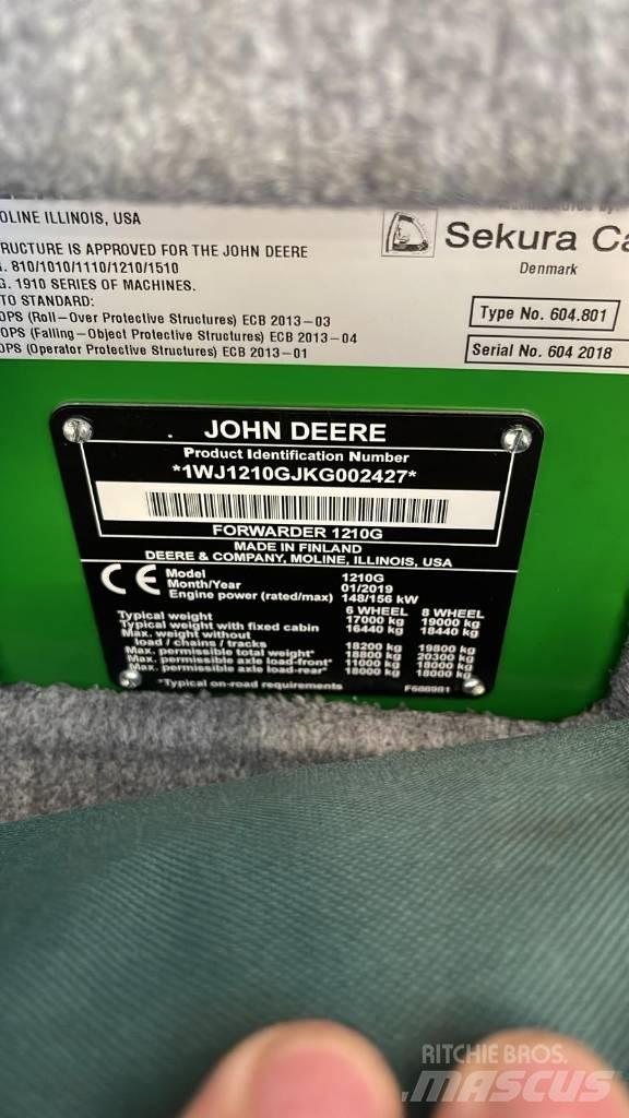 John Deere 1210G Kuormatraktorit