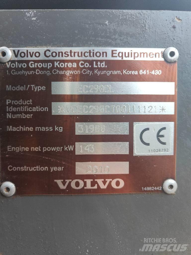 Volvo EC 290 C L Telakaivukoneet