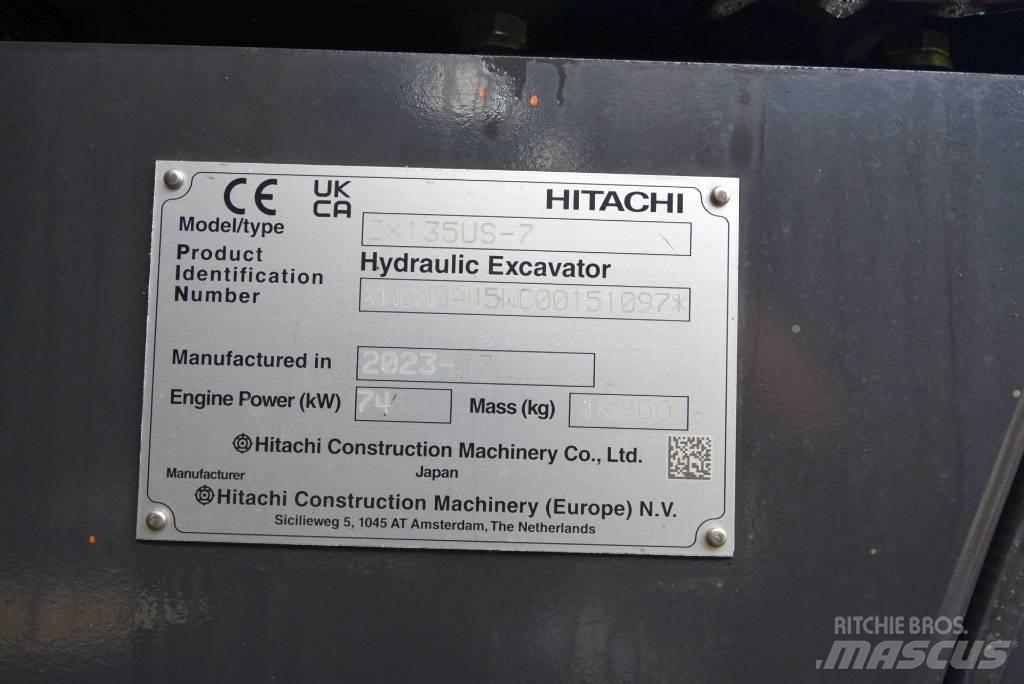 Hitachi ZX 135 US-7 Telakaivukoneet