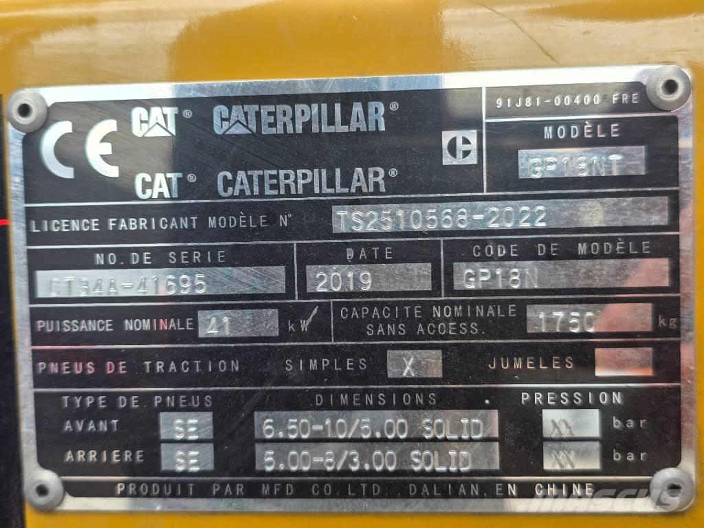 CAT GP 18 NT Nestekaasutrukit