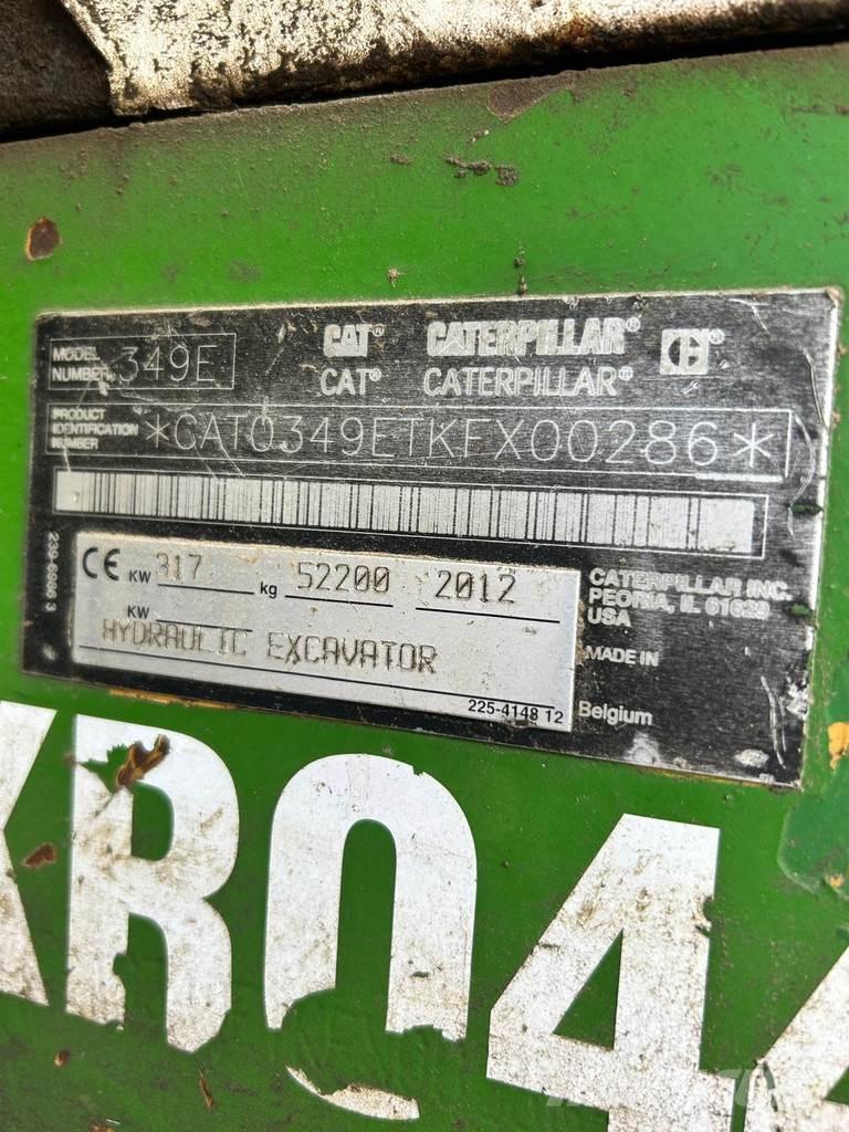 CAT 349EL VG Telakaivukoneet