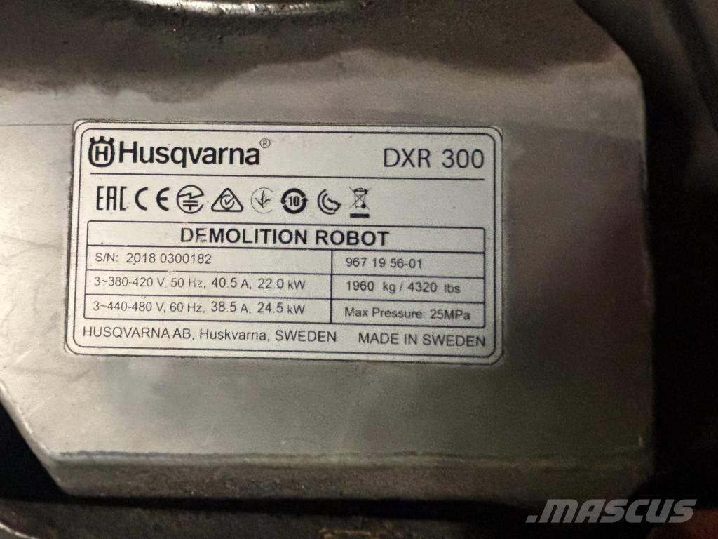 Husqvarna DXR 300 Purkukoneet
