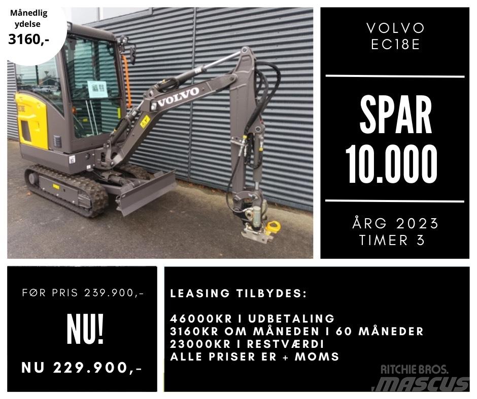 Volvo EC 18 E Minikaivukoneet < 7t