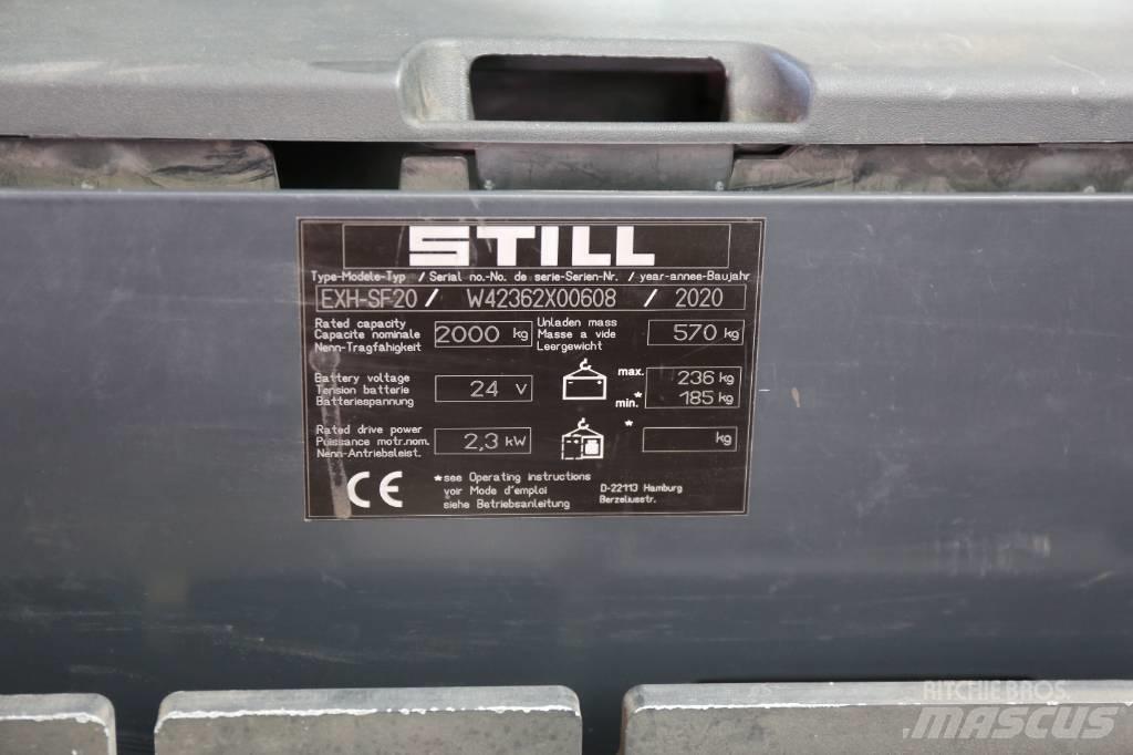 Still EXH-SF20 Lavansiirtotrukit ajotasolla