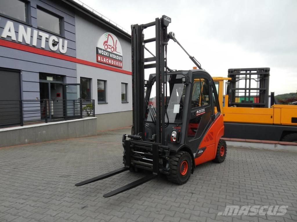Linde H25T-02 Nestekaasutrukit