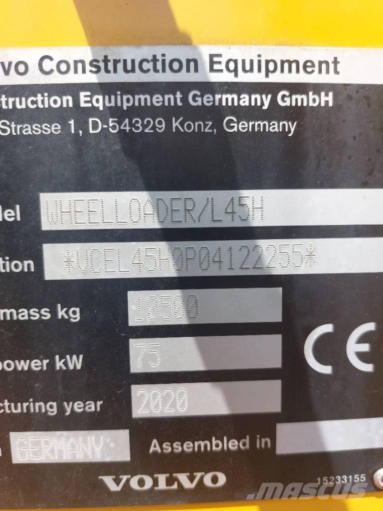 Volvo L 45 H Pyöräkuormaajat