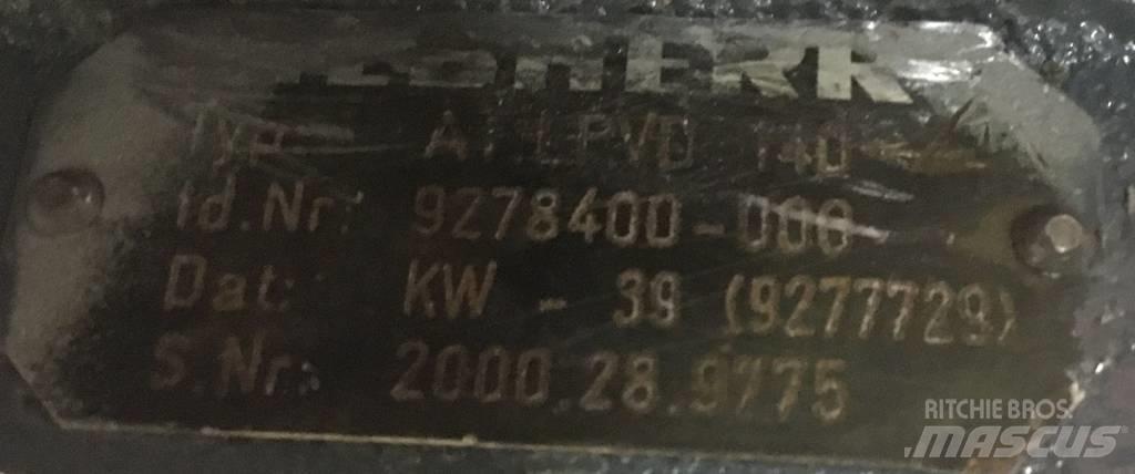 Liebherr LPVD 140 Hydrauliikka