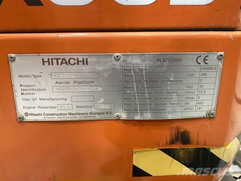 Hitachi HX99B-2 Teleskooppipuominostimet
