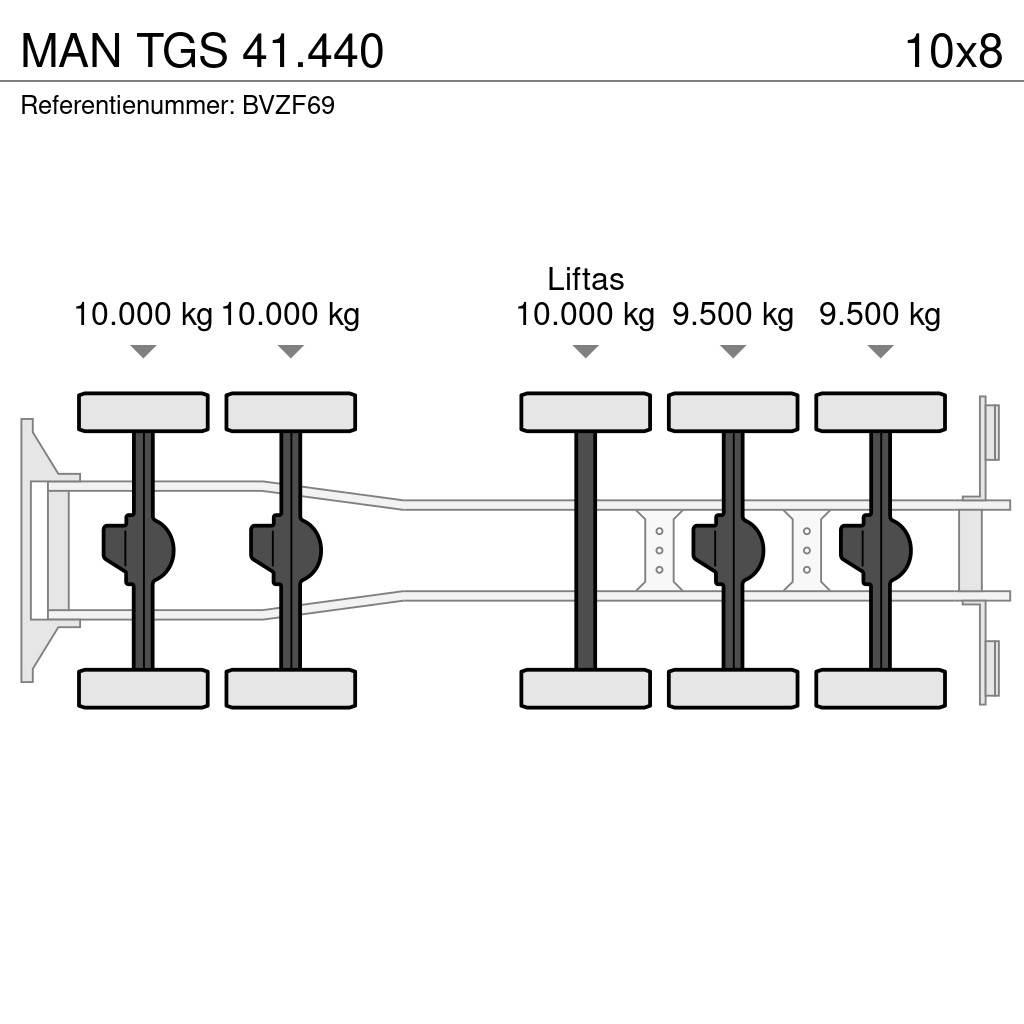 MAN TGS 41.440 Sora- ja kippiautot