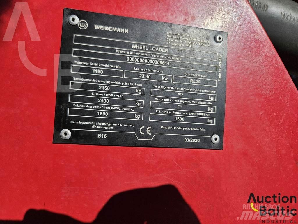 Weidemann 1160 Pyöräkuormaajat