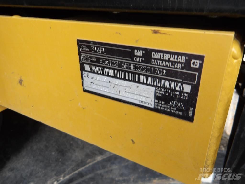 CAT 316 F Telakaivukoneet