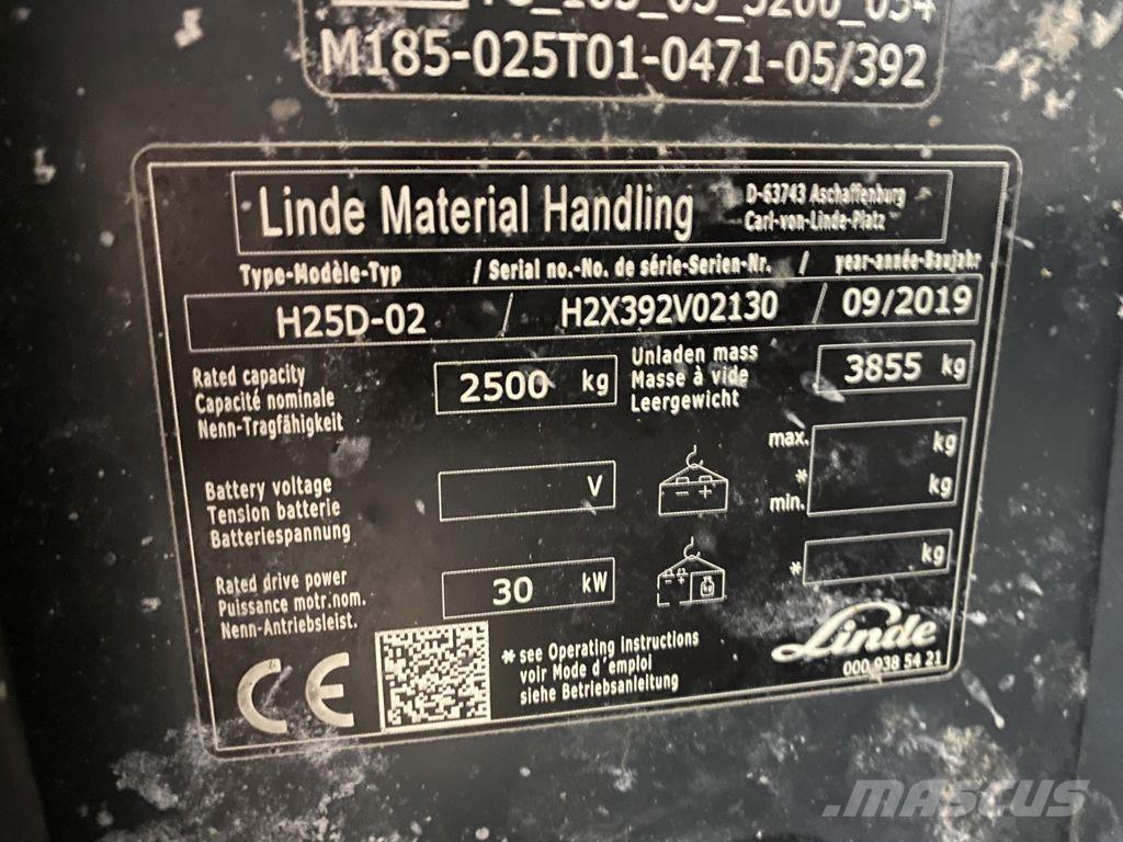 Linde H25D-02 Dieseltrukit