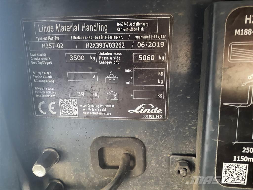 Linde H35T Nestekaasutrukit