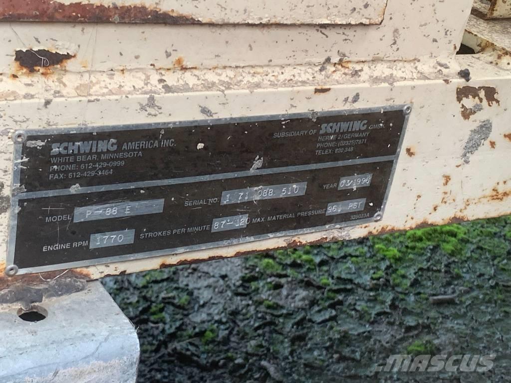 Schwing P88E Betonipumppuautot