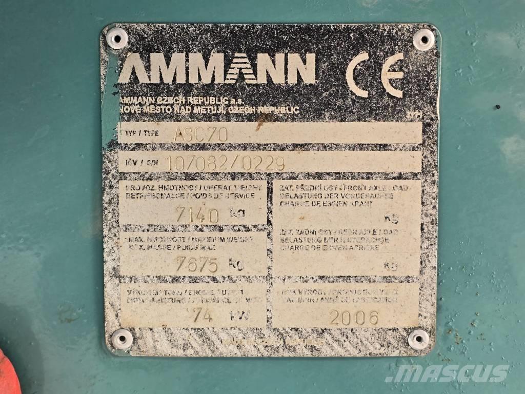 Ammann ASC 70 Yhdistelmäjyrät