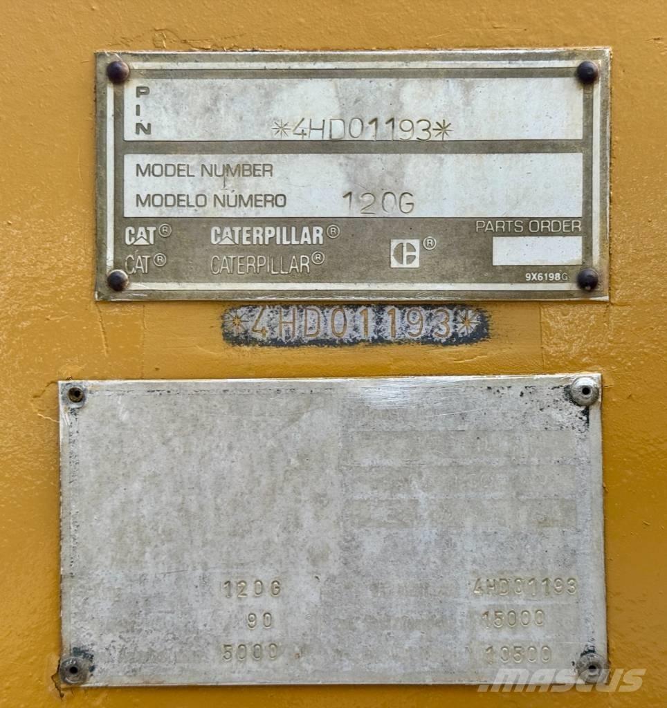 CAT 120 G Tiehöylät