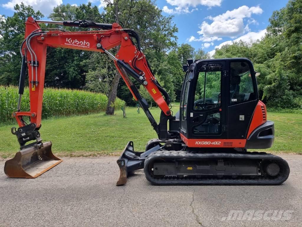 Kubota KX 080-4a2 Midikaivukoneet 7t - 12t