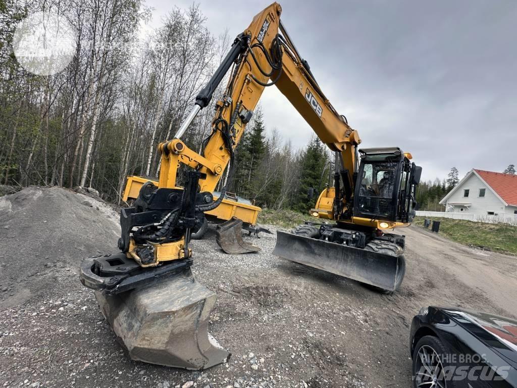JCB JS 145 W Pyöräkaivukoneet