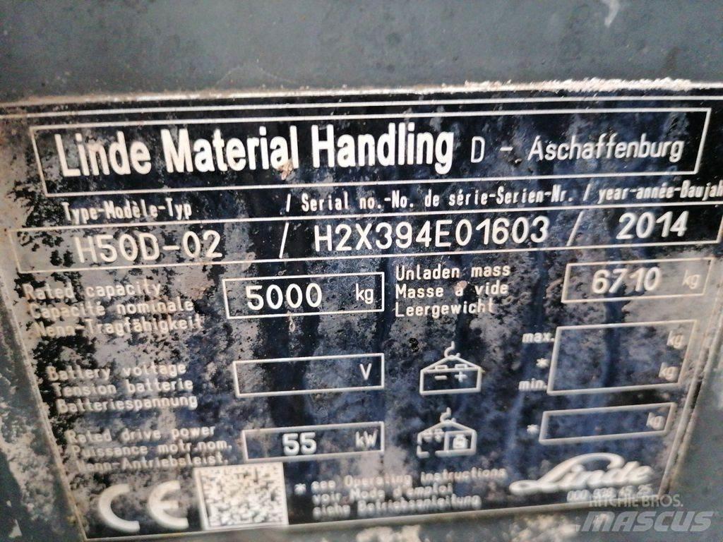 Linde H50D-02 Dieseltrukit