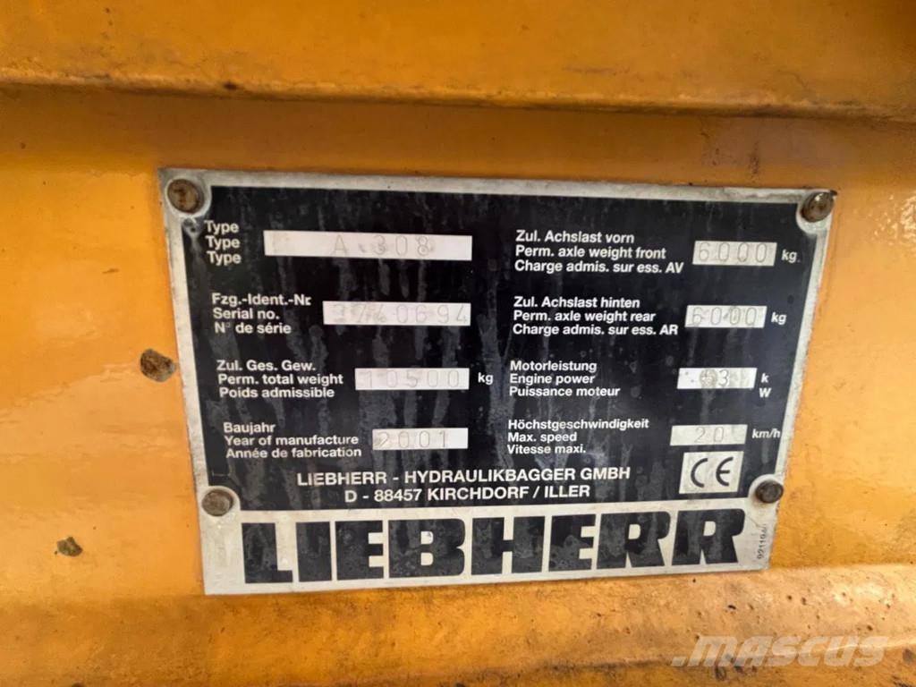 Liebherr A308 Pyöräkaivukoneet