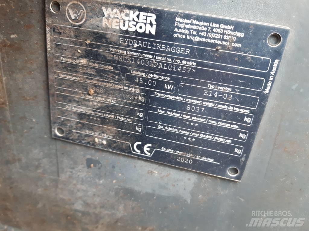 Wacker Neuson EZ80 Telakaivukoneet