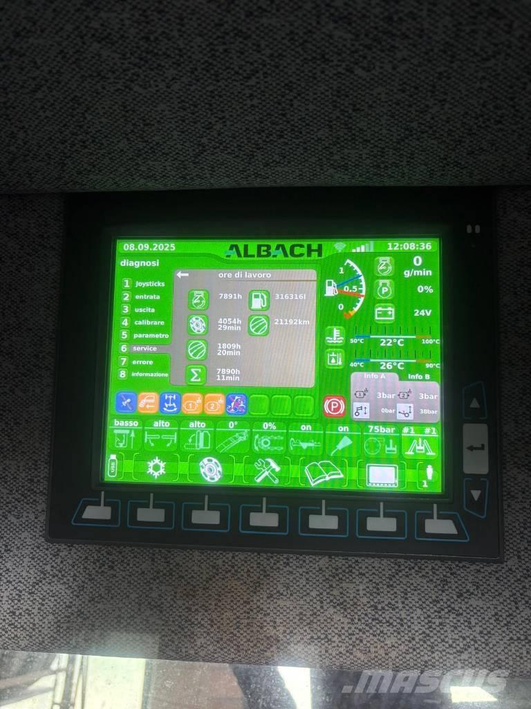 Albach Diamant 2000 Haketuskoneet