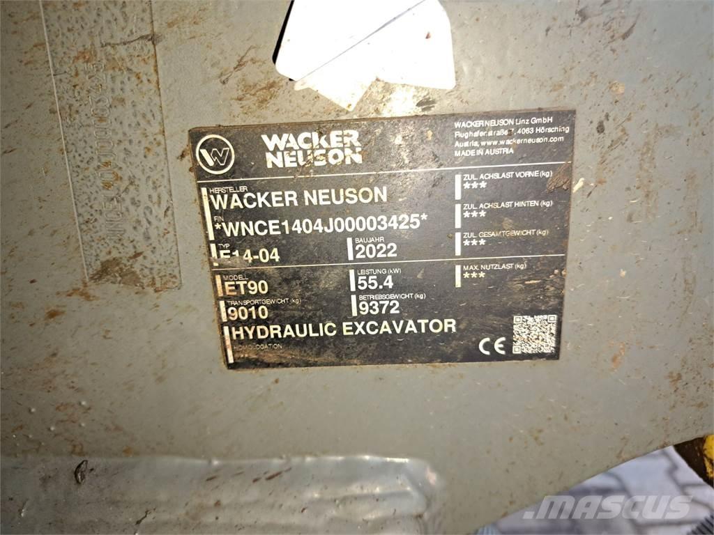 Wacker Neuson ET90 Telakaivukoneet