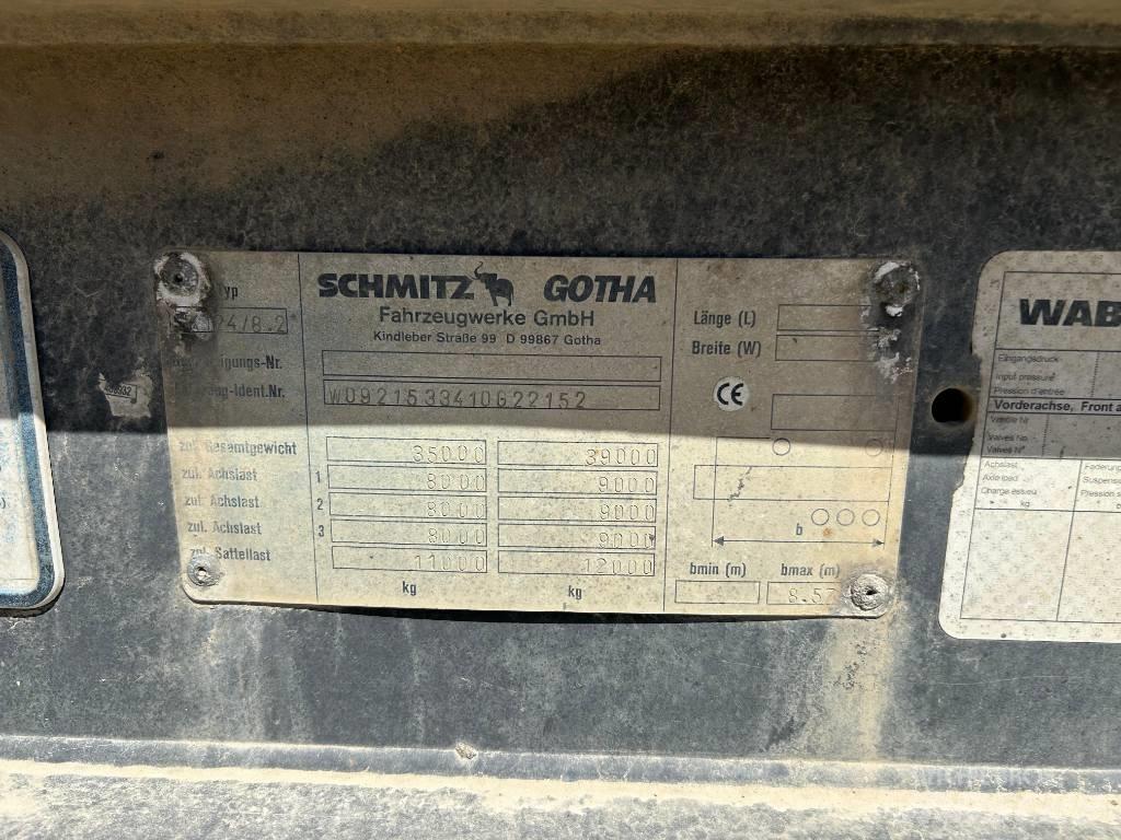 Schmitz SKI 24 Kippipuoliperävaunut