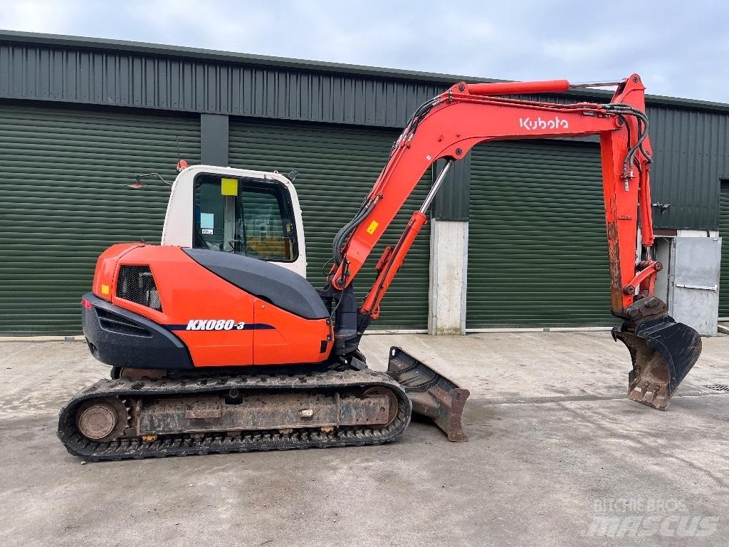 Kubota KX 080-3 Minikaivukoneet < 7t