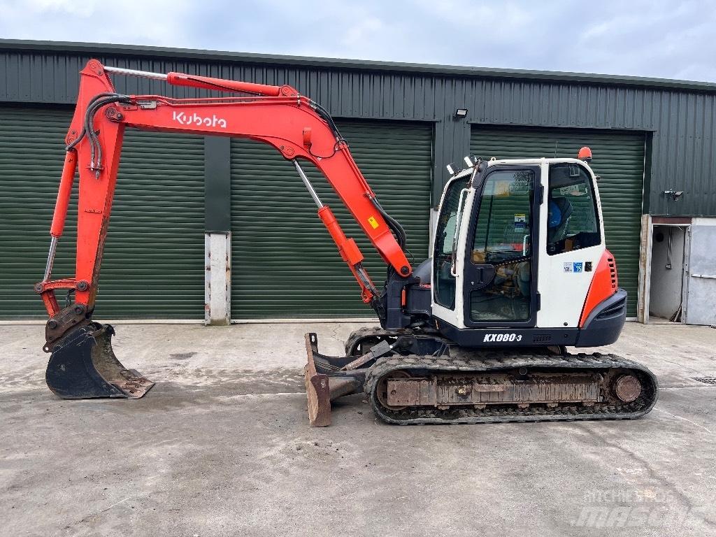 Kubota KX 080-3 Minikaivukoneet < 7t