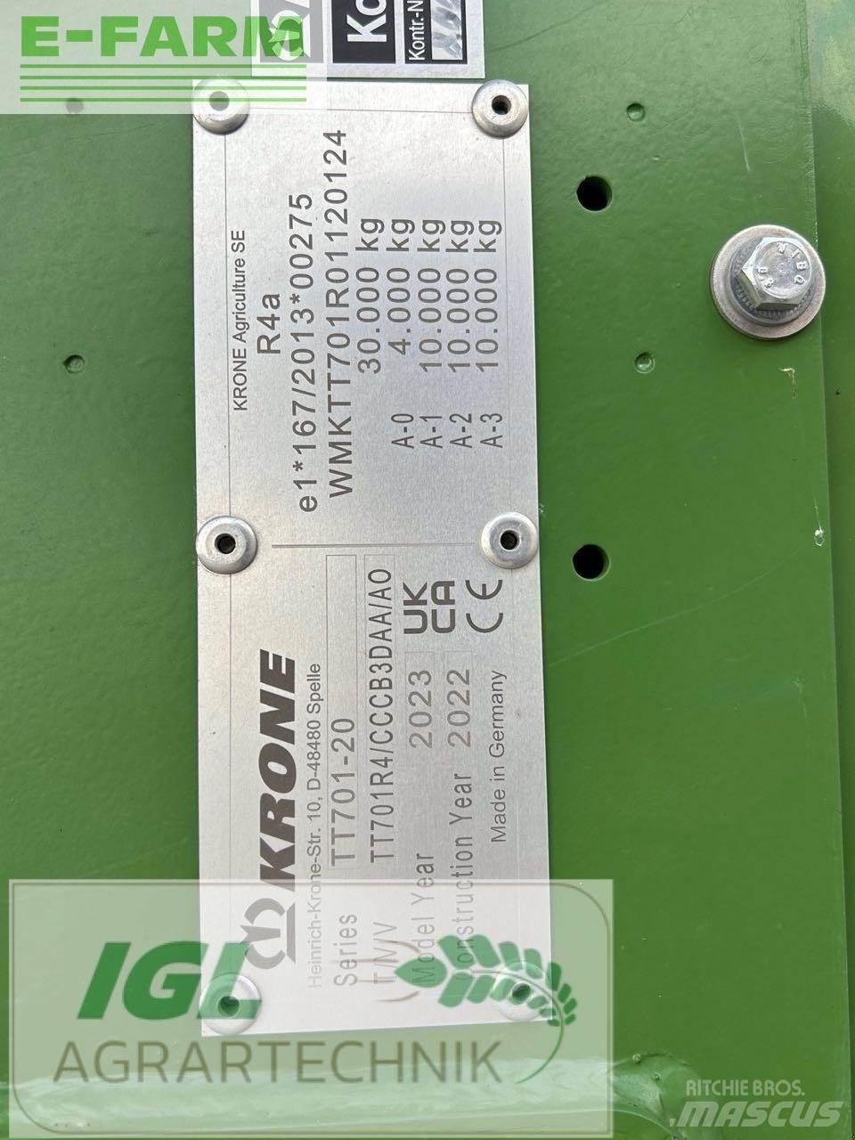 Krone tx 560 Viljavaunut