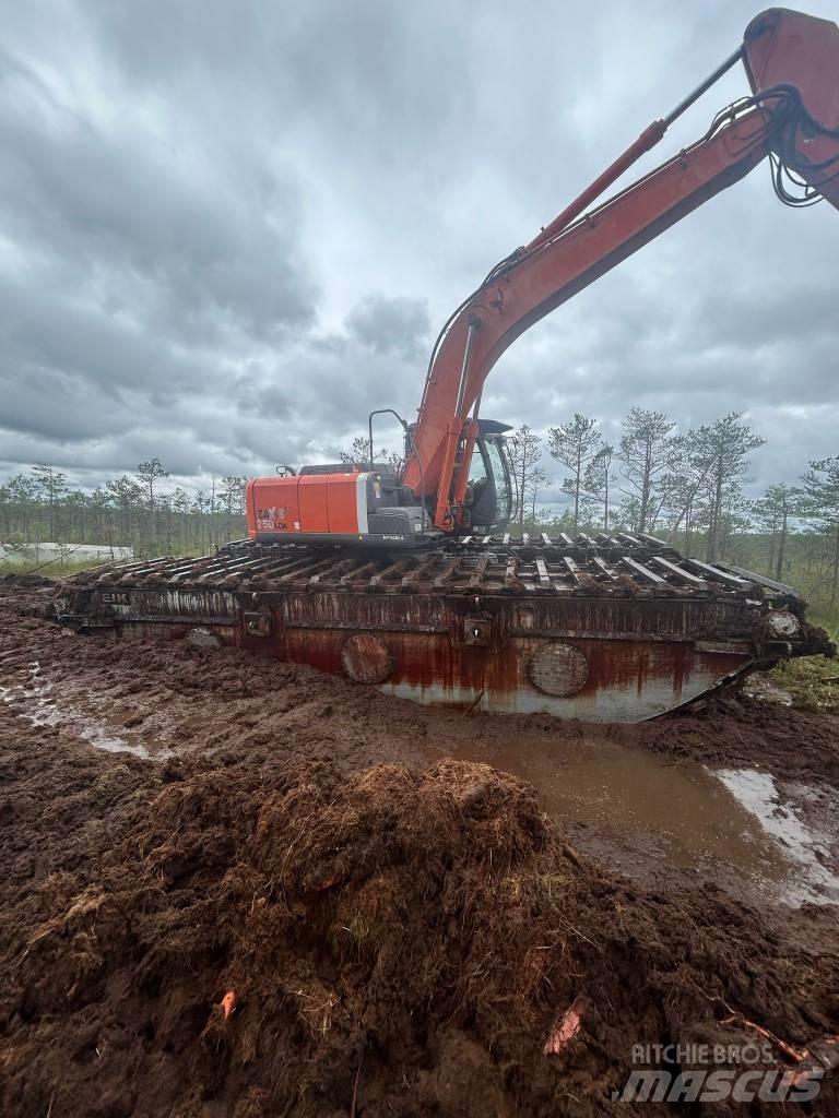 Hitachi 250 Amfibio-kaivinkoneet