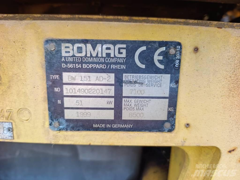 Bomag BW 151 AD-2 Tandemjyrät