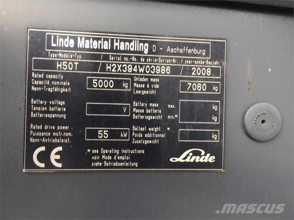 Linde H50T Nestekaasutrukit