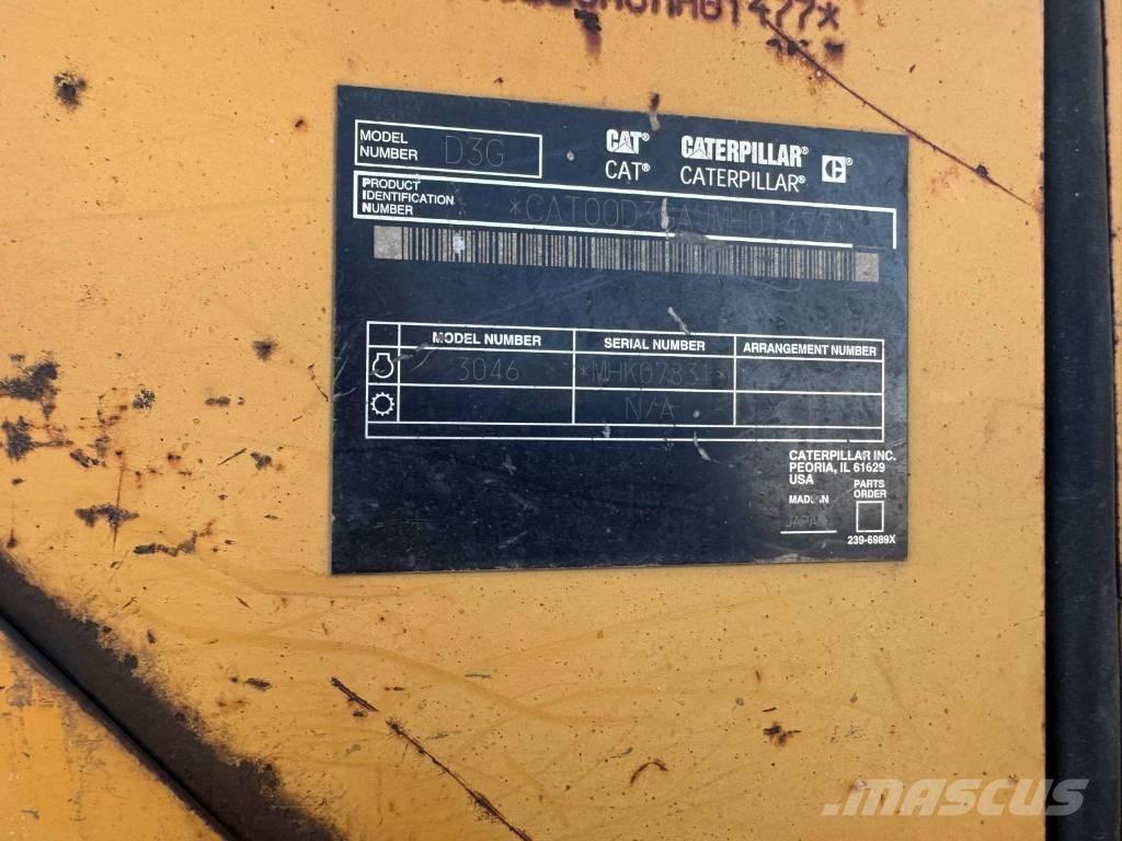 CAT D 3 G Telaketjupuskutraktorit