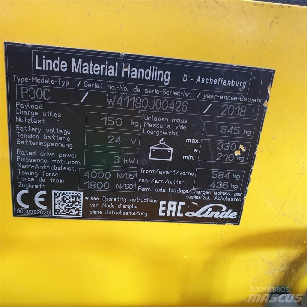 Linde P30C Vetotrukit