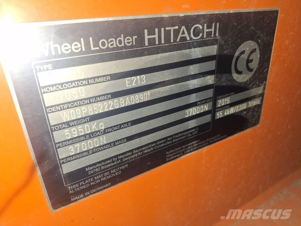 Hitachi ZW75 Pyöräkuormaajat