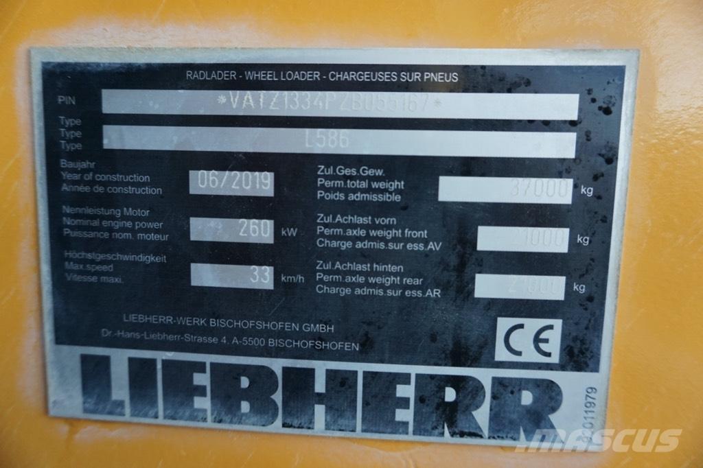 Liebherr 586 xpower Pyöräkuormaajat