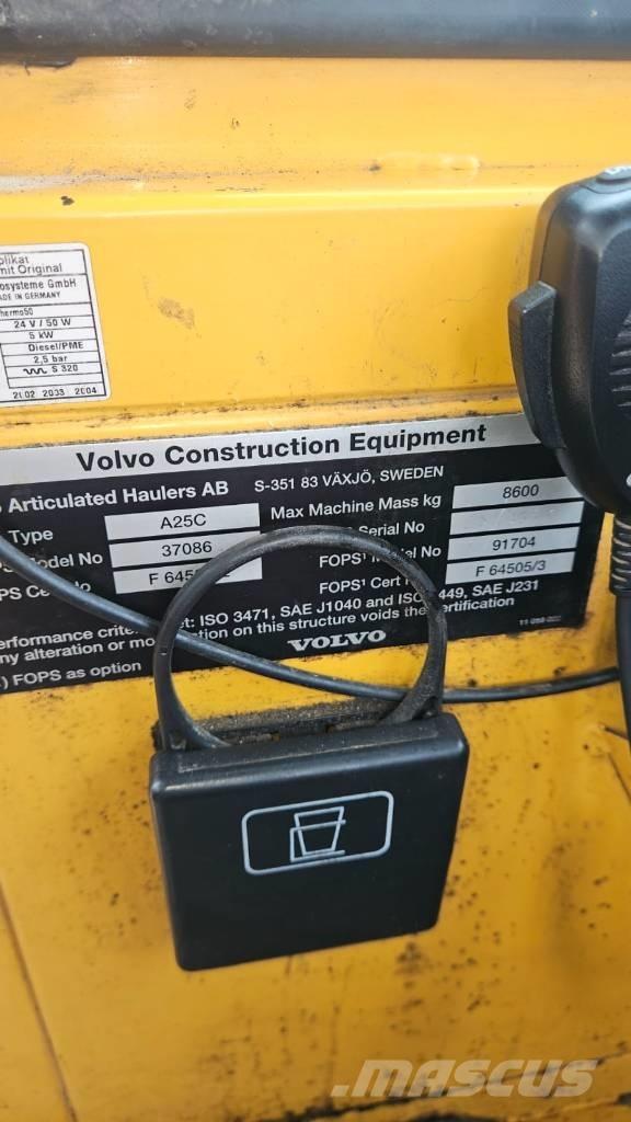 Volvo A 25 C Dumpperit