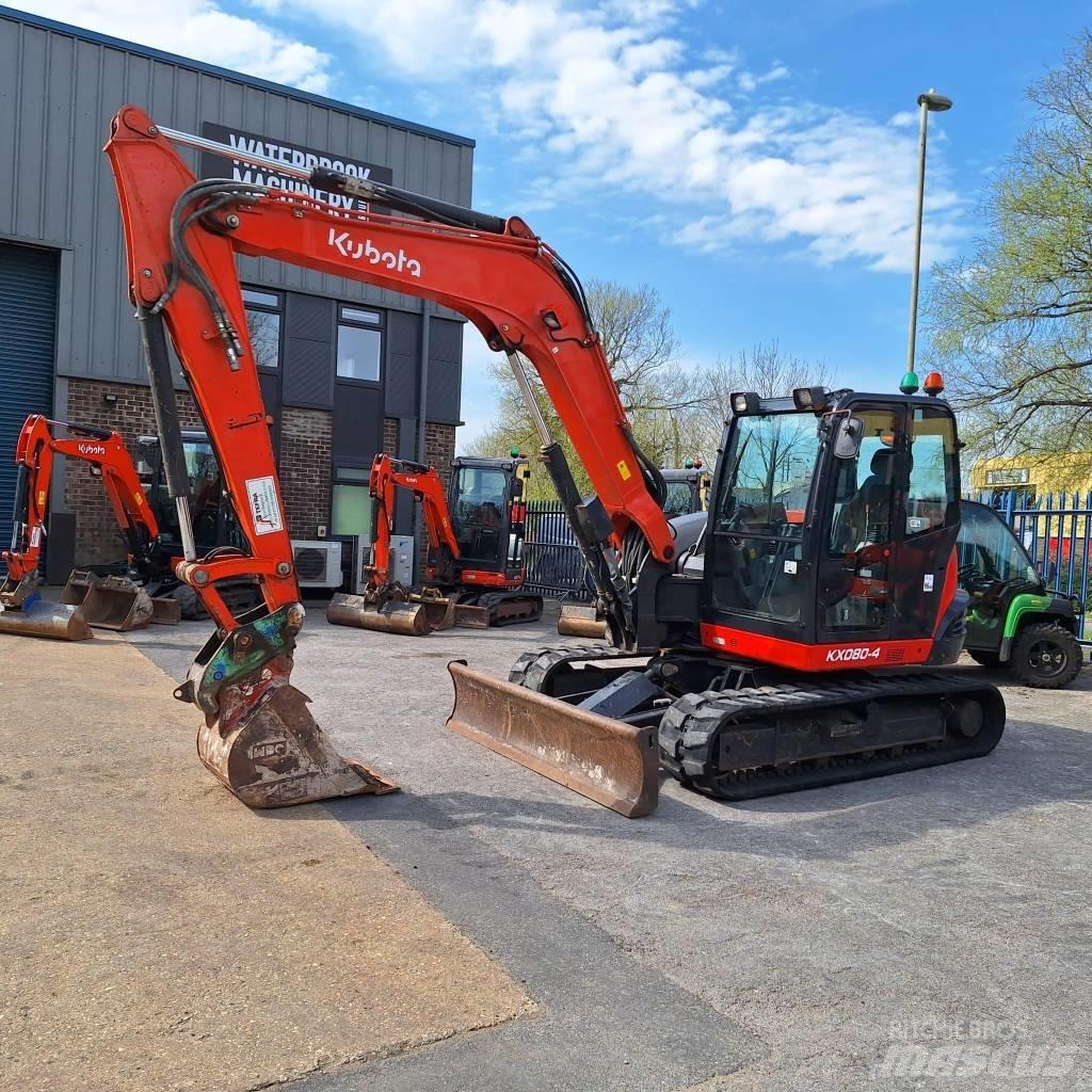 Kubota KX080-4 Midikaivukoneet 7t - 12t