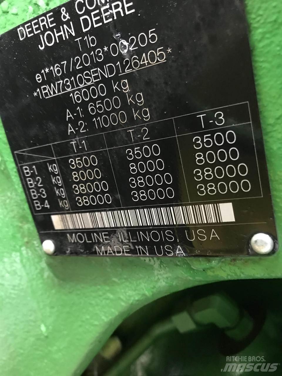 John Deere 7R 310 Traktorit