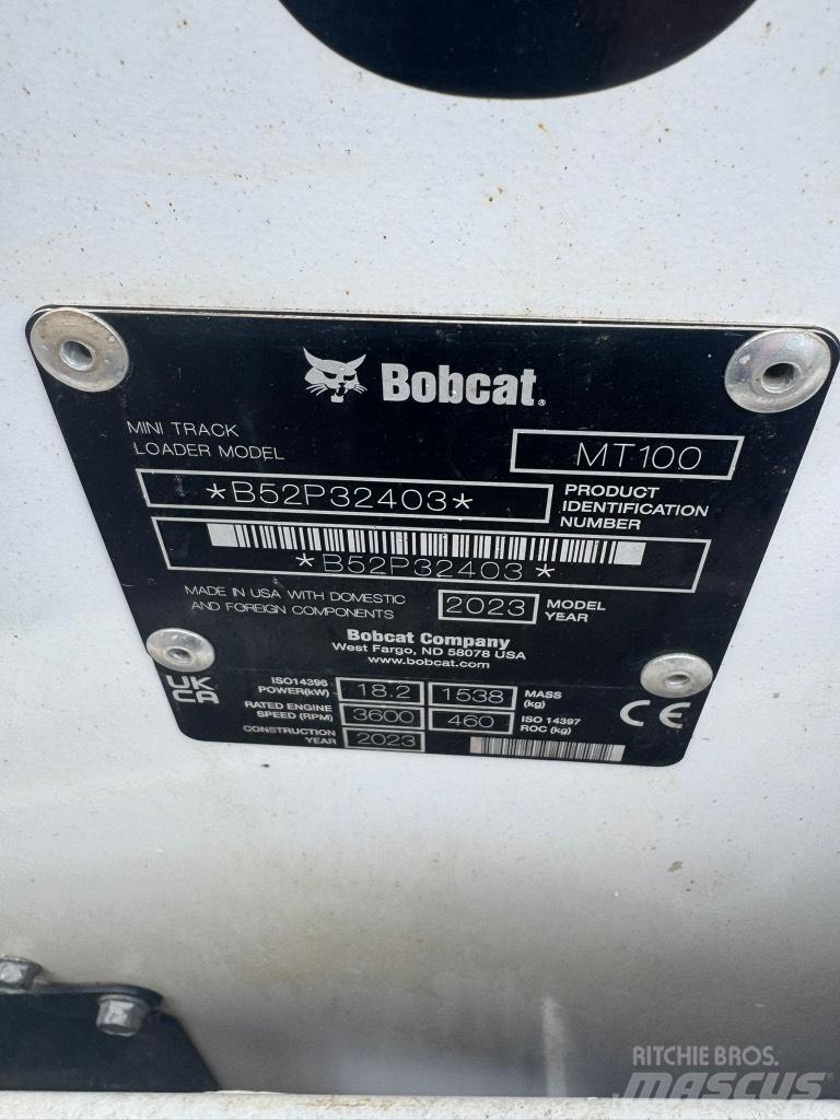 Bobcat MT 100 Telakuormaajat