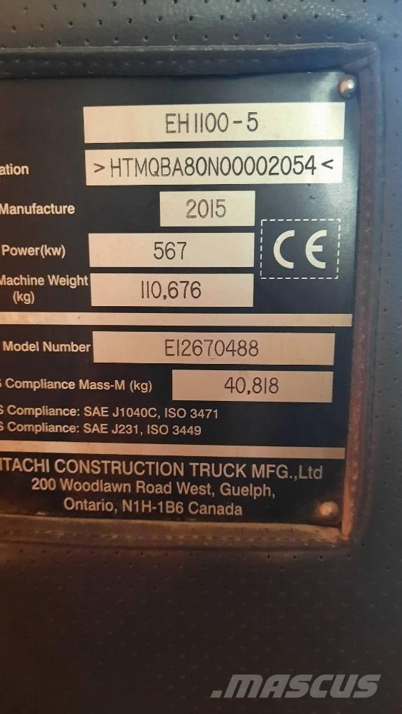 Hitachi EH 1100-5 Maansiirtoautot